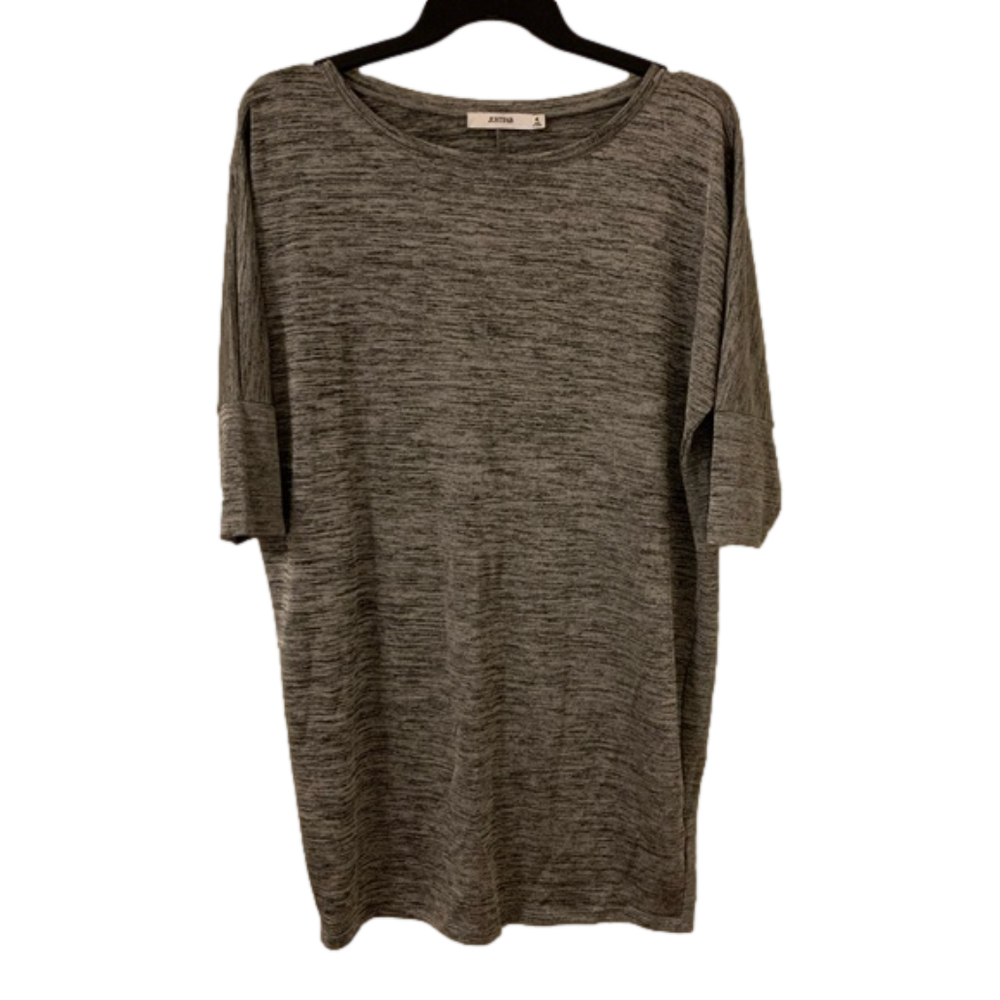 Just Fab Gray Dress Size Medium